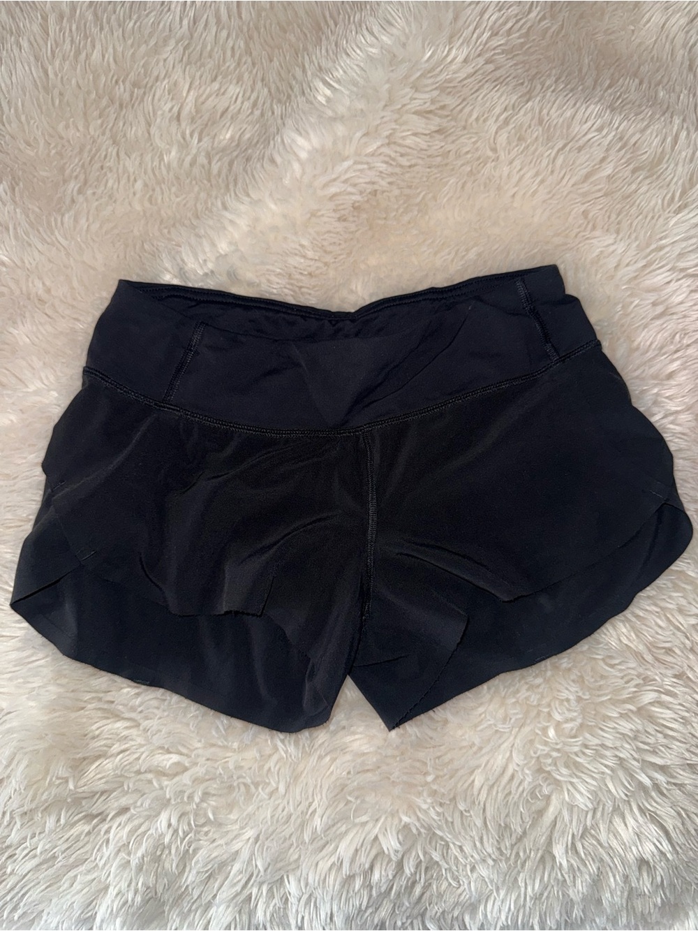 Lululemon Black low rise shorts